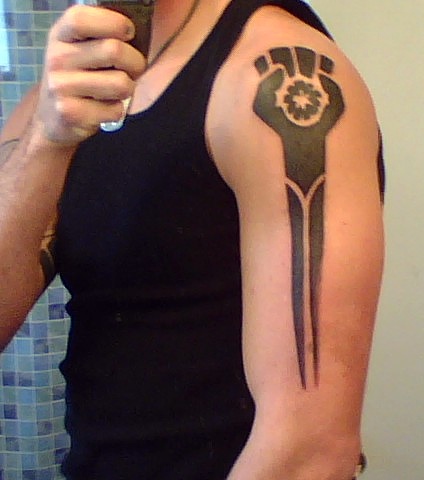 Oliver's tattoo was done by Dan Henk at Lone Wolf Tattoo in Bellmore NY Oliver's tattoo was done by Dan Henk at Lone Wolf Tattoo in Bellmore NY